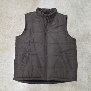 Weatherproof Brown Puffy Vest Jacket Mens Large